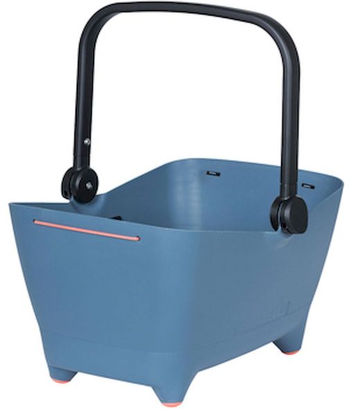 Basil Buddy hondenfietsmand - Voorop - Blauw