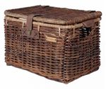 Basil Denton rieten fietsmand - large - Bruin