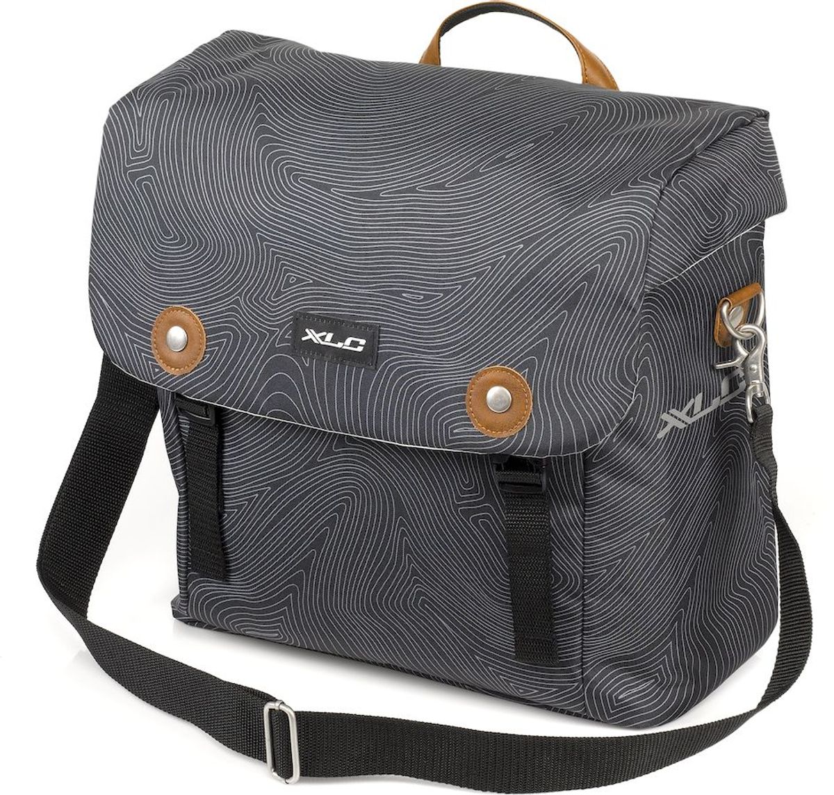 XLC Lux enkele fietstas - 18,5 liter - Grijs