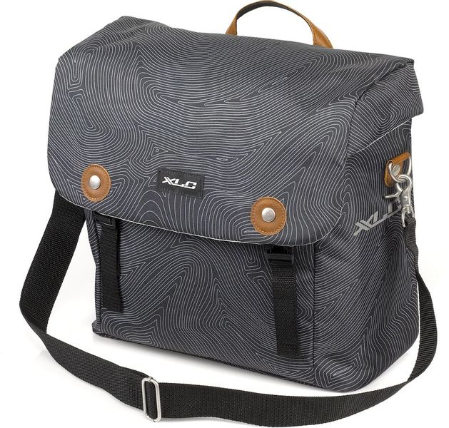 XLC Lux enkele fietstas - 18,5 liter - Grijs