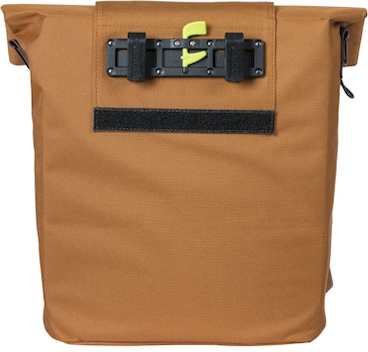 Basil City enkele fietstas - 14-16 liter - Camel bruin - bevestiging