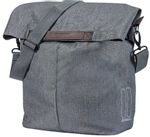 Basil City Shopper enkele fietstas - 16 liter - Grijs