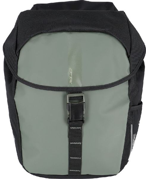 XLC V-light Active MIK dubbele fietstas - 34 liter - Zwart/groen