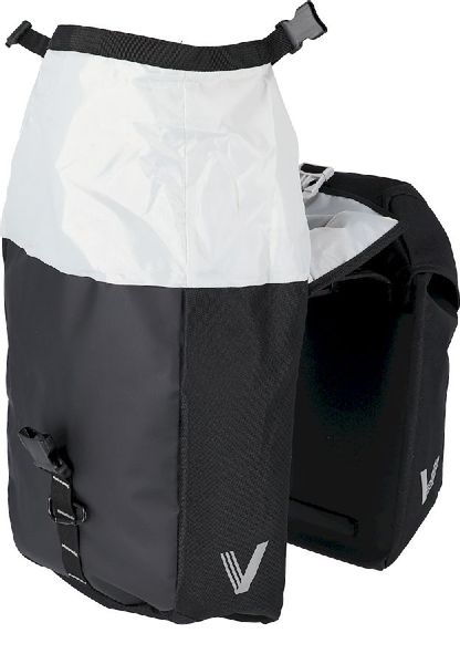 XLC V-light Active MIK dubbele fietstas - 34 liter - Zwart sluiting