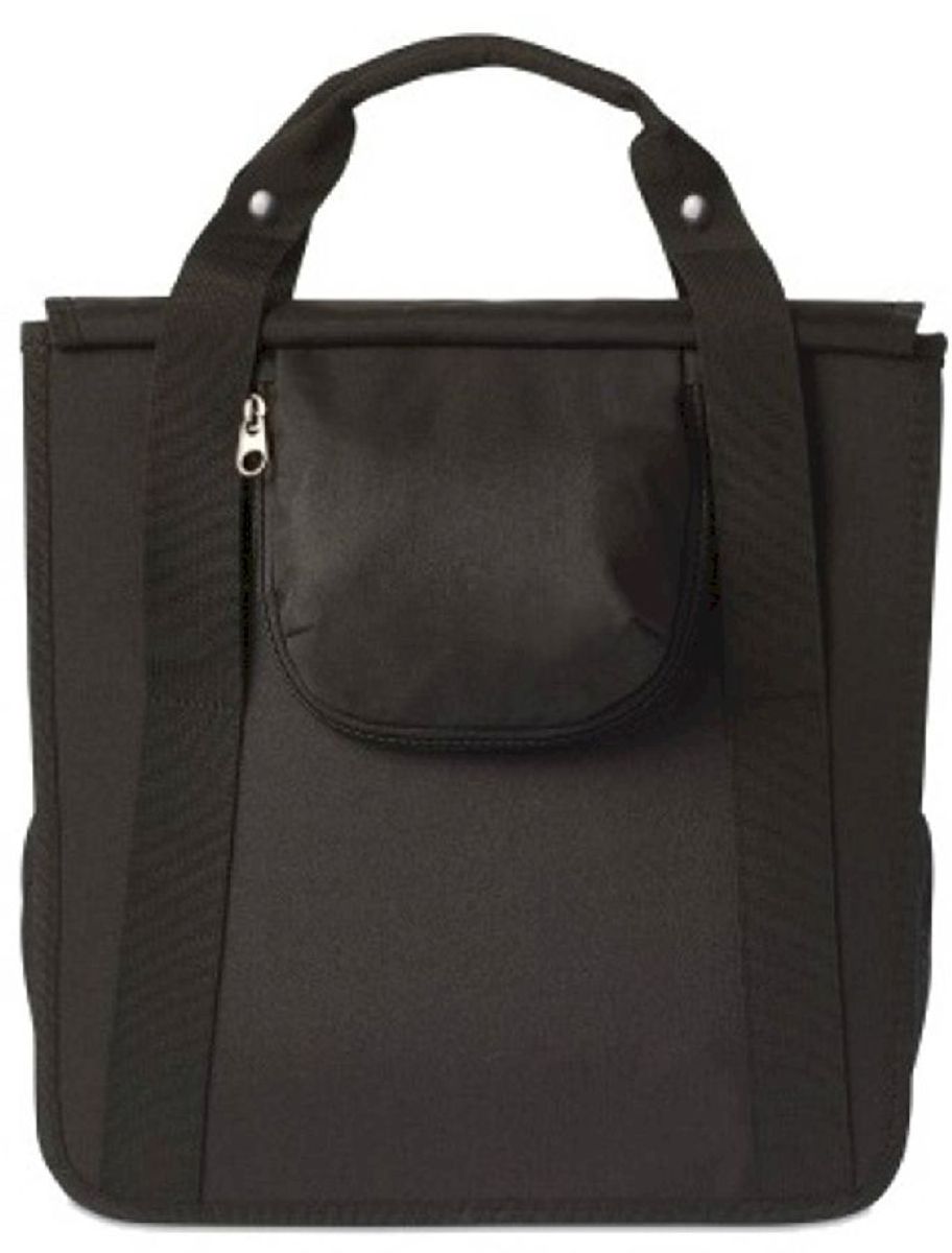 Basil GO enkele fietstas - 16 liter - Zwart achterkant