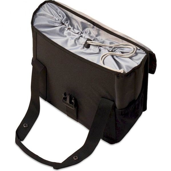 Basil GO enkele fietstas - 16 liter - Zwart inhoud