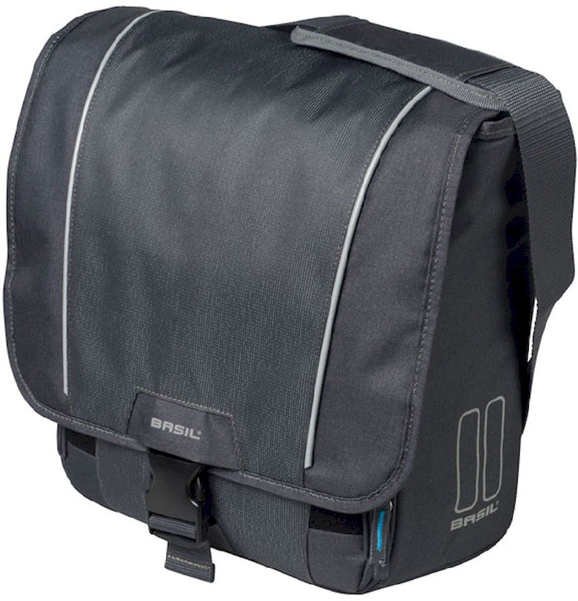 Basil Sport Design enkele fietstas - 18 liter - Grijs
