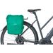 Basil Discovery enkele fietstas - 9 liter - Zwart - op fiets met raincover