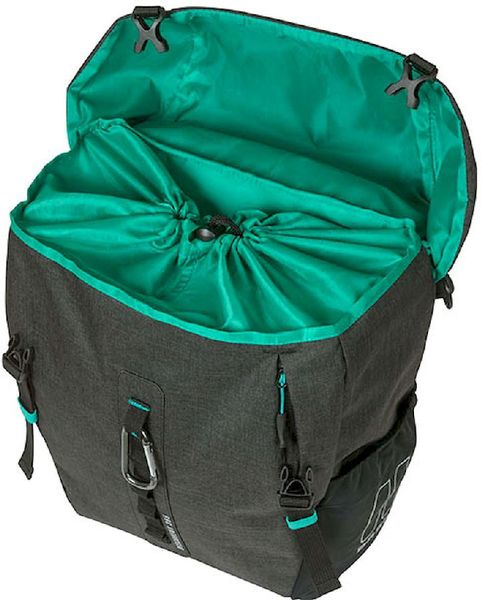 Basil Discovery enkele fietstas - 9 liter - Zwart - sluiting