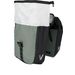 XLC V-light Active dubbele fietstas - 34 liter - Zwart/groen sluiting