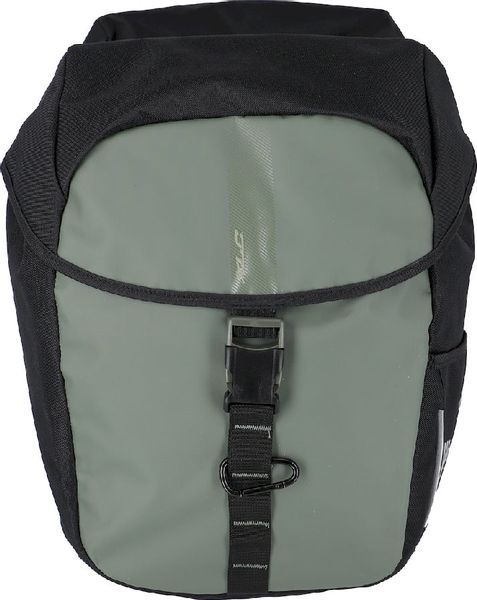 XLC V-light Active dubbele fietstas - 34 liter - Zwart/groen