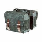 Basil Boheme dubbele fietstas - 35 liter - Groen