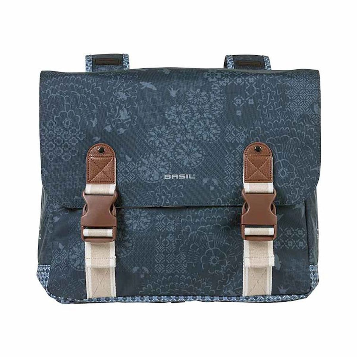 Basil Boheme dubbele fietstas - 35 liter - Blauw