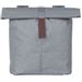 Basil City dubbele fietstas - 28/32 liter - Grijs voorkant