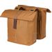 Basil City dubbele fietstas - 28/32 liter - Bruin