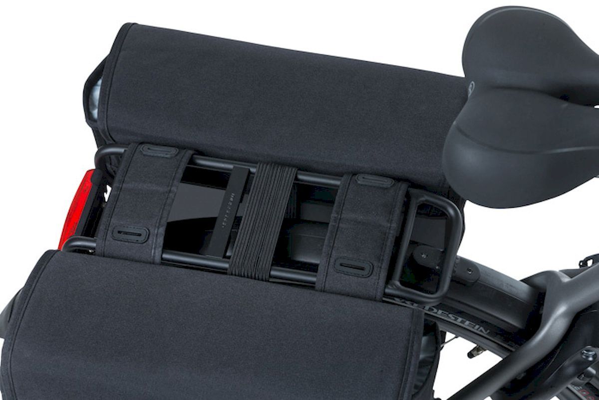 Basil GO dubbele fietstas - 32 liter - Zwart