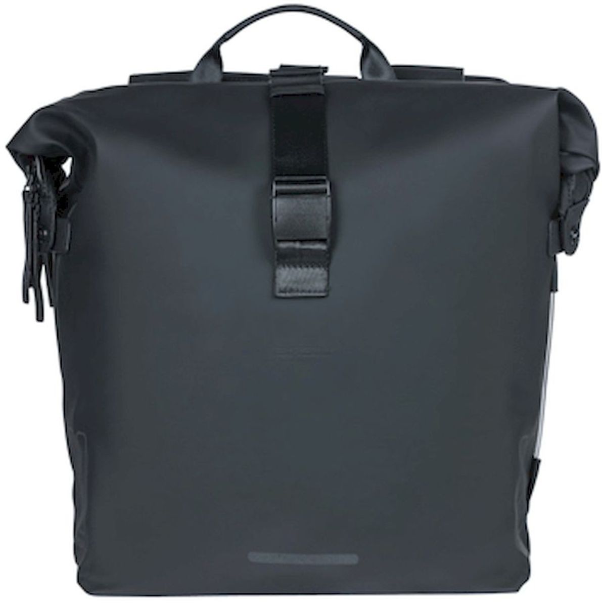 Basil SoHo dubbele fietstas - 41 liter - Zwart - voorkant