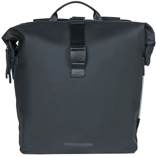 Basil SoHo dubbele fietstas - 41 liter - Zwart - voorkant
