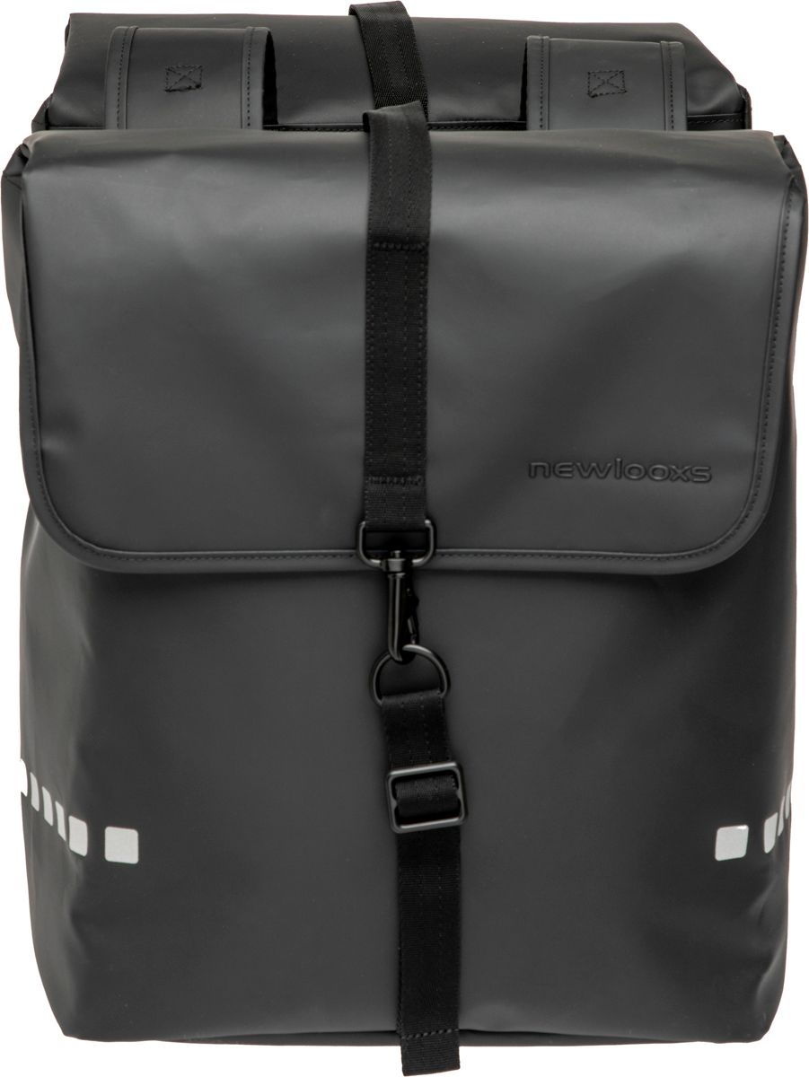 New Looxs Odense dubbele fietstas - 39 liter - Zwart