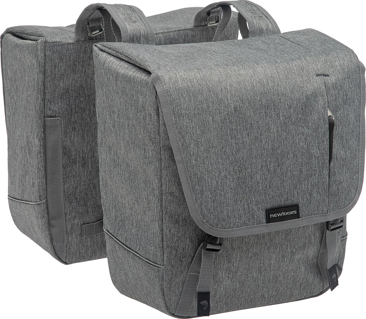 New Looxs Nova dubbele fietstas - 32 liter - Grijs