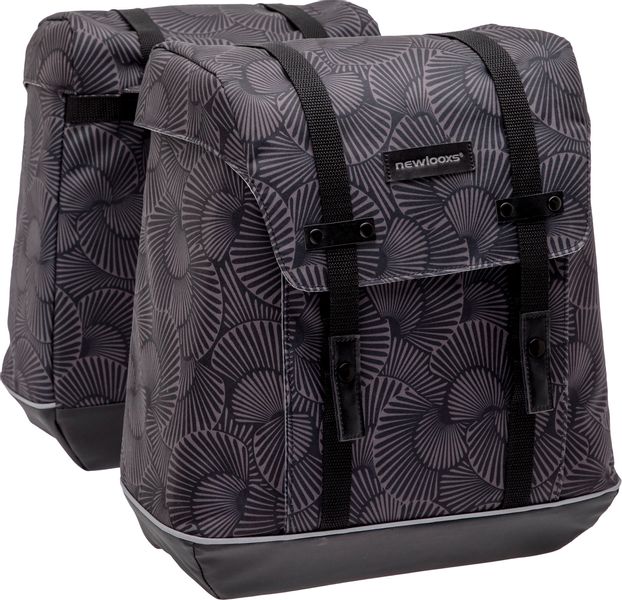 New Looxs Selo dubbele fietstas - 34 liter - Zwart
