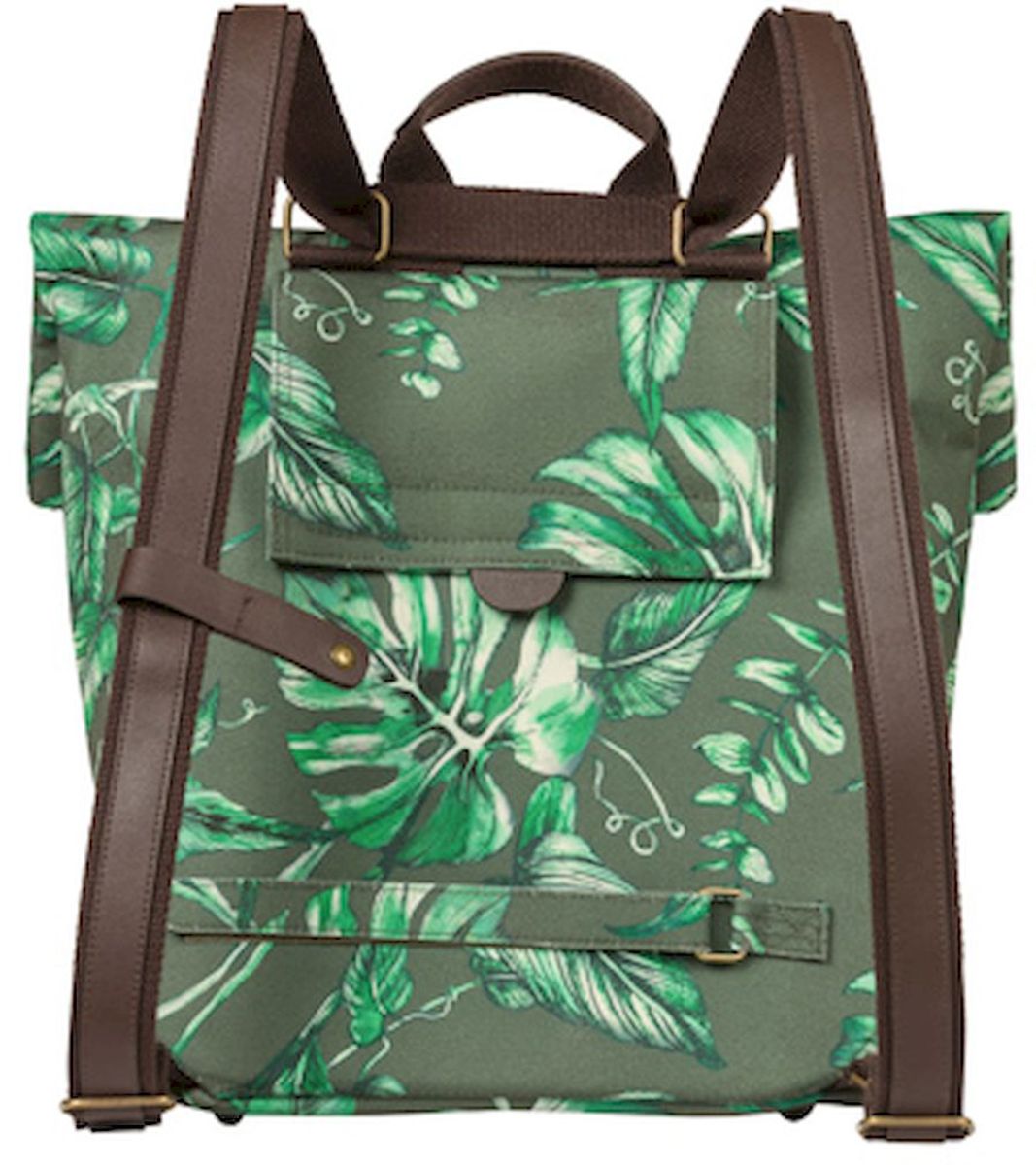 Basil Ever-Green fietsrugzak - 14/19 liter - Groen riemen