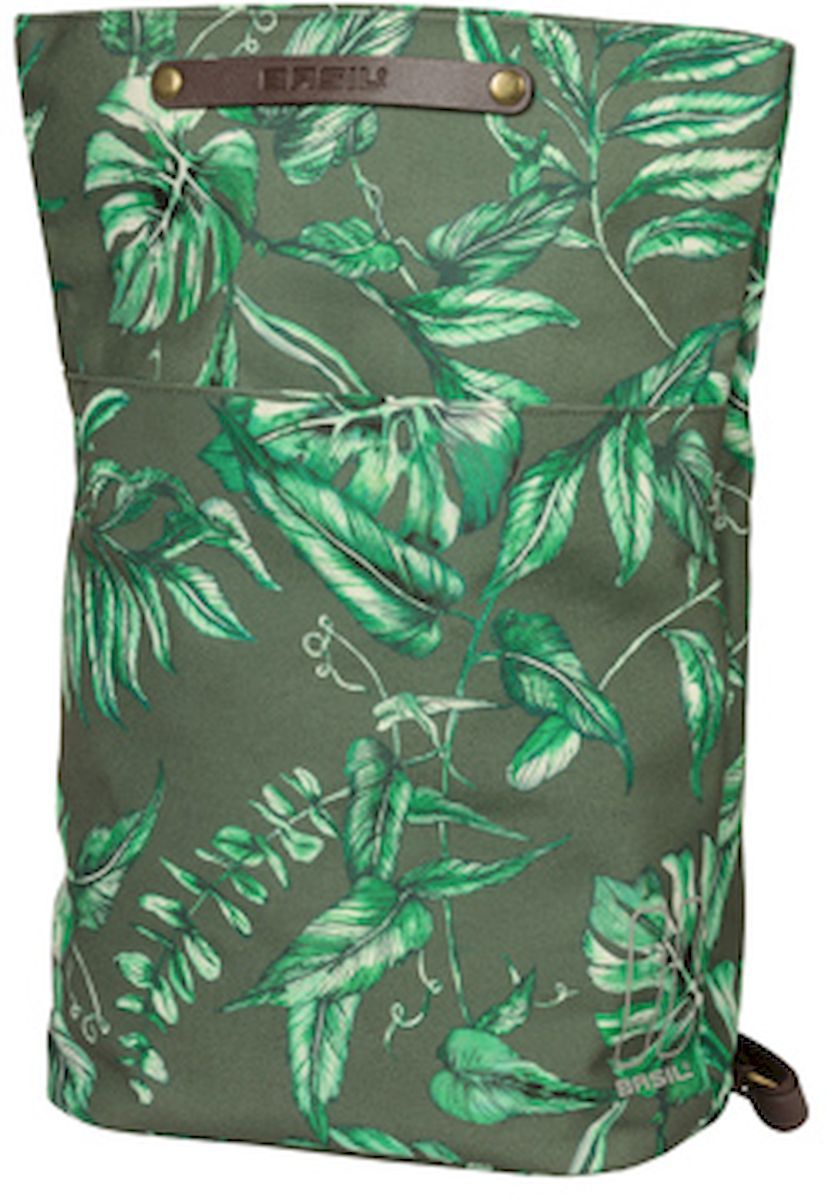 Basil Ever-Green fietsrugzak - 14/19 liter - Groen open