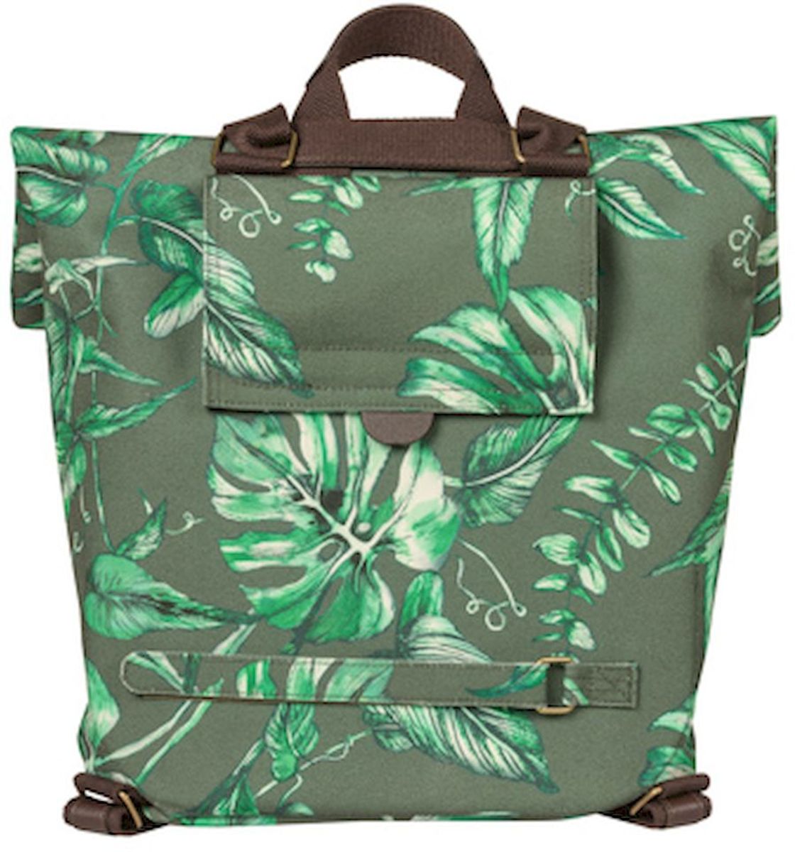 Basil Ever-Green fietsrugzak - 14/19 liter - Groen achterkant