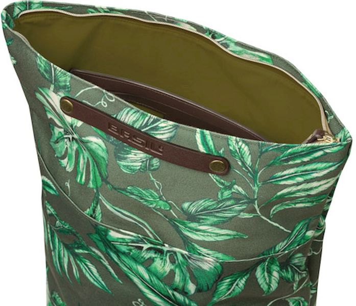 Basil Ever-Green fietsrugzak - 14/19 liter - Groen open