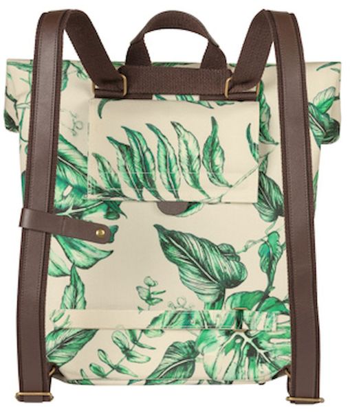 Basil Ever-Green fietsrugzak - 14/19 liter - Beige riemen