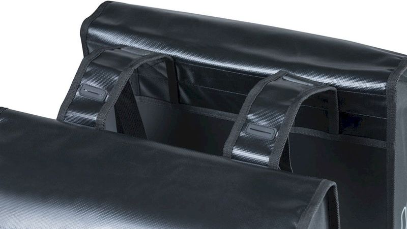 Basil Urban Load dubbele fietstas - 48/53 liter - Zwart