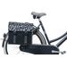 Basil Urban Load dubbele fietstas - 48/53 liter - Zwart/Wit