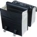Basil Urban Load dubbele fietstas - 48/53 liter - Zwart/Wit