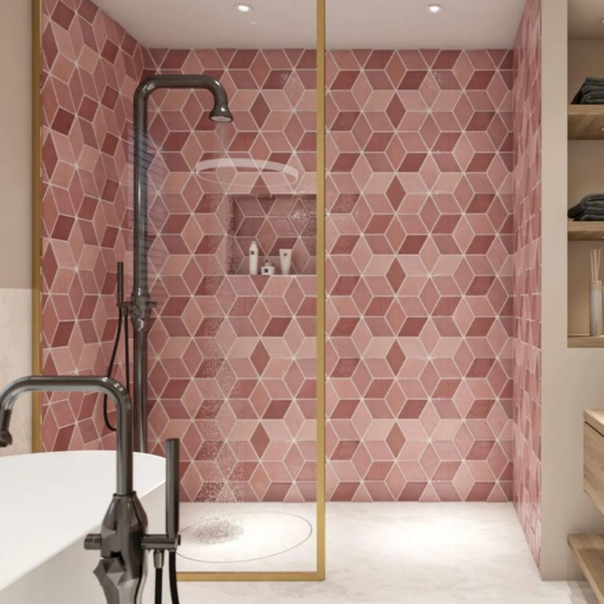 JEE-O Bloom 01 buitendouche - Gun metal