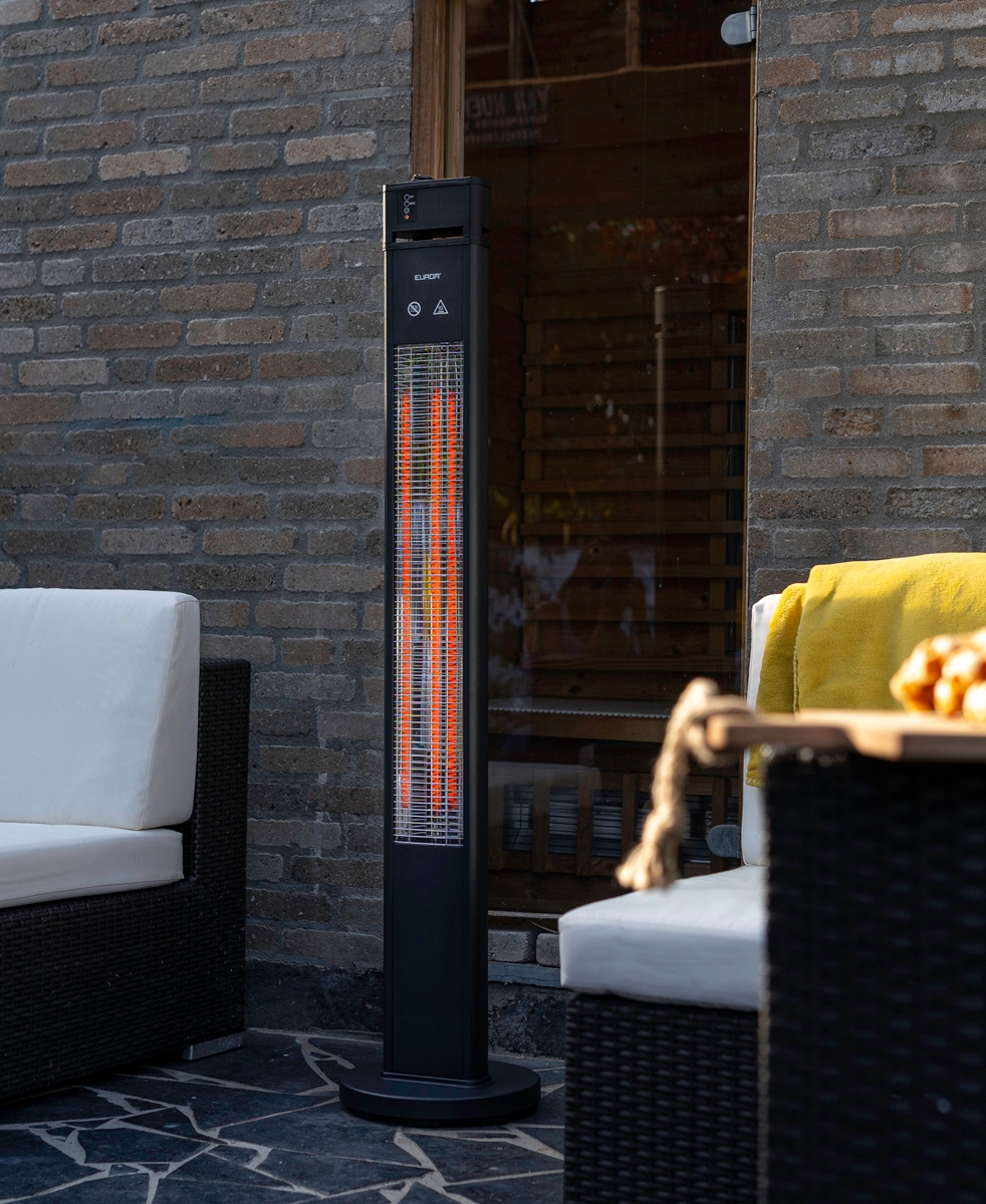 Eurom Q-Tower 2000 RCD terrasverwarmer sfeer