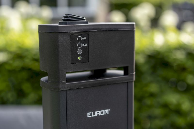 Eurom Q-Tower 2000 RCD terrasverwarmer, details