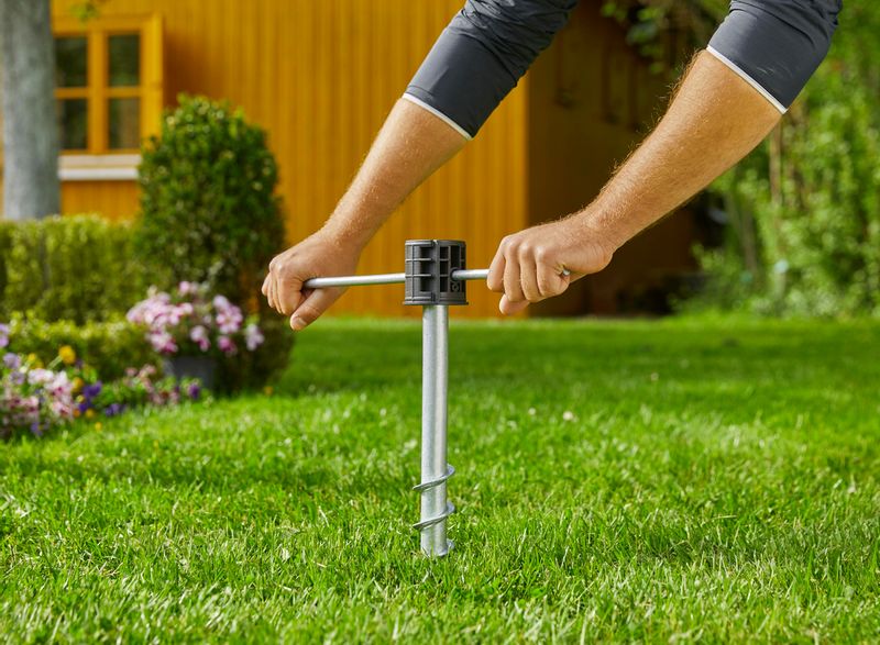 Gardena tuinslangbox RollUp S montage