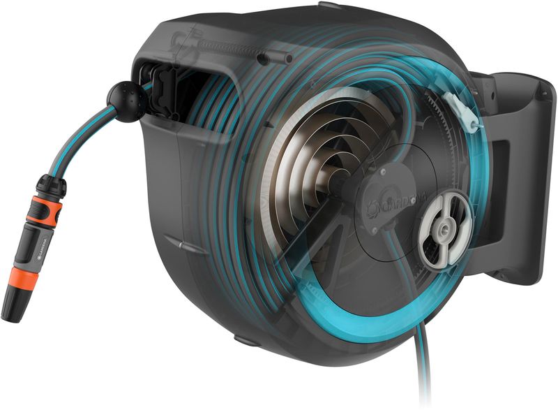 Gardena wandslangenbox RollUp XL binnenkant