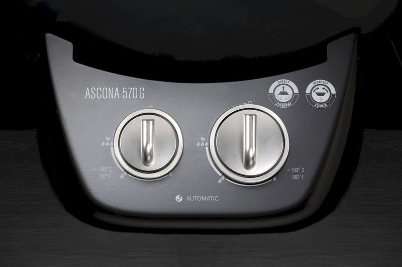 Outdoorchef Ascona 570 G gasbarbecue - Grijs - temperatuurregelaars