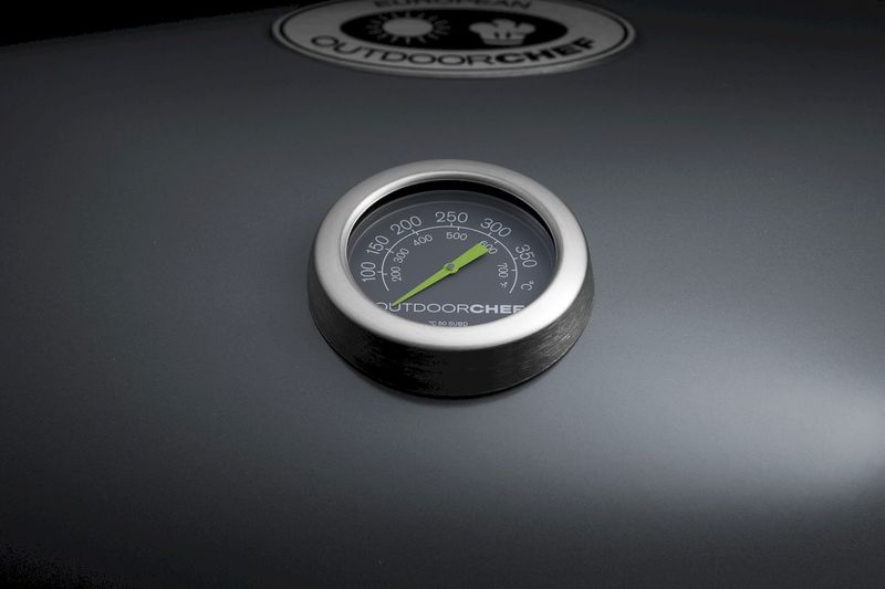 Outdoorchef Ascona 570 G gasbarbecue - Grijs - thermometer