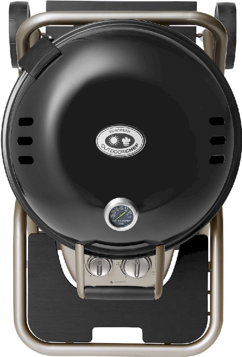 Outdoorchef Ascona 570 G gasbarbecue - Zwart - met gesloten deksel