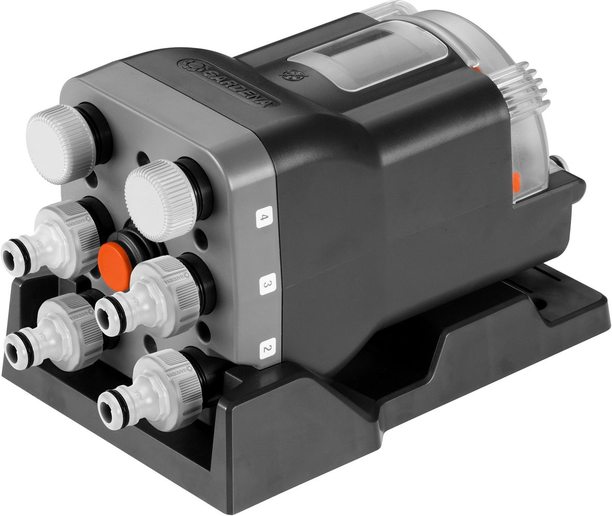 Gardena 6-weg waterverdeler automatisch afsluiten