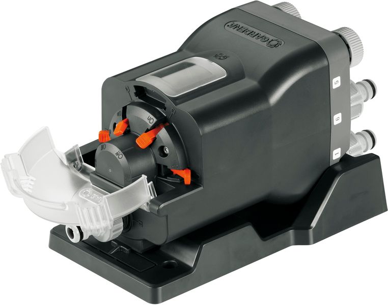 Gardena 6-weg waterverdeler automatisch klep open