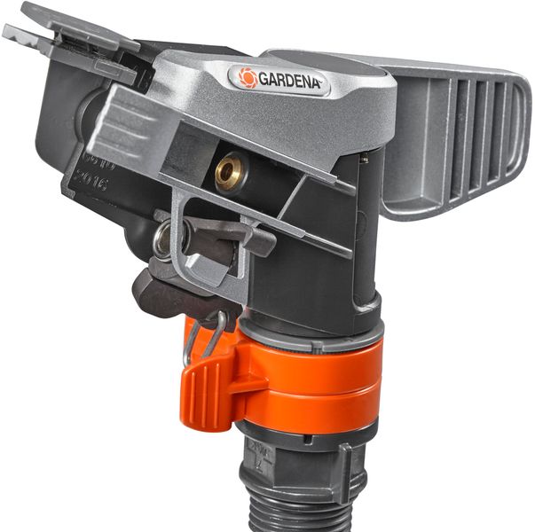 Gardena premium pulserende sector- en cirkelsproeier close up