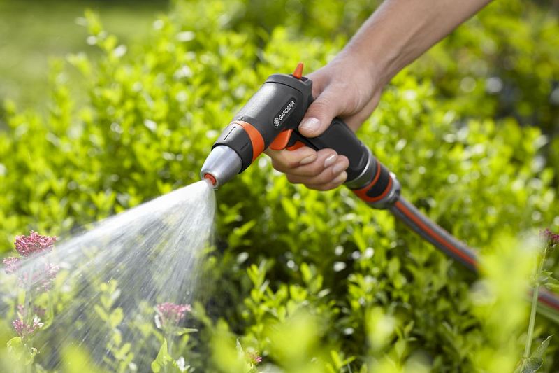 Gardena premium reinigingspistool set sproei straal