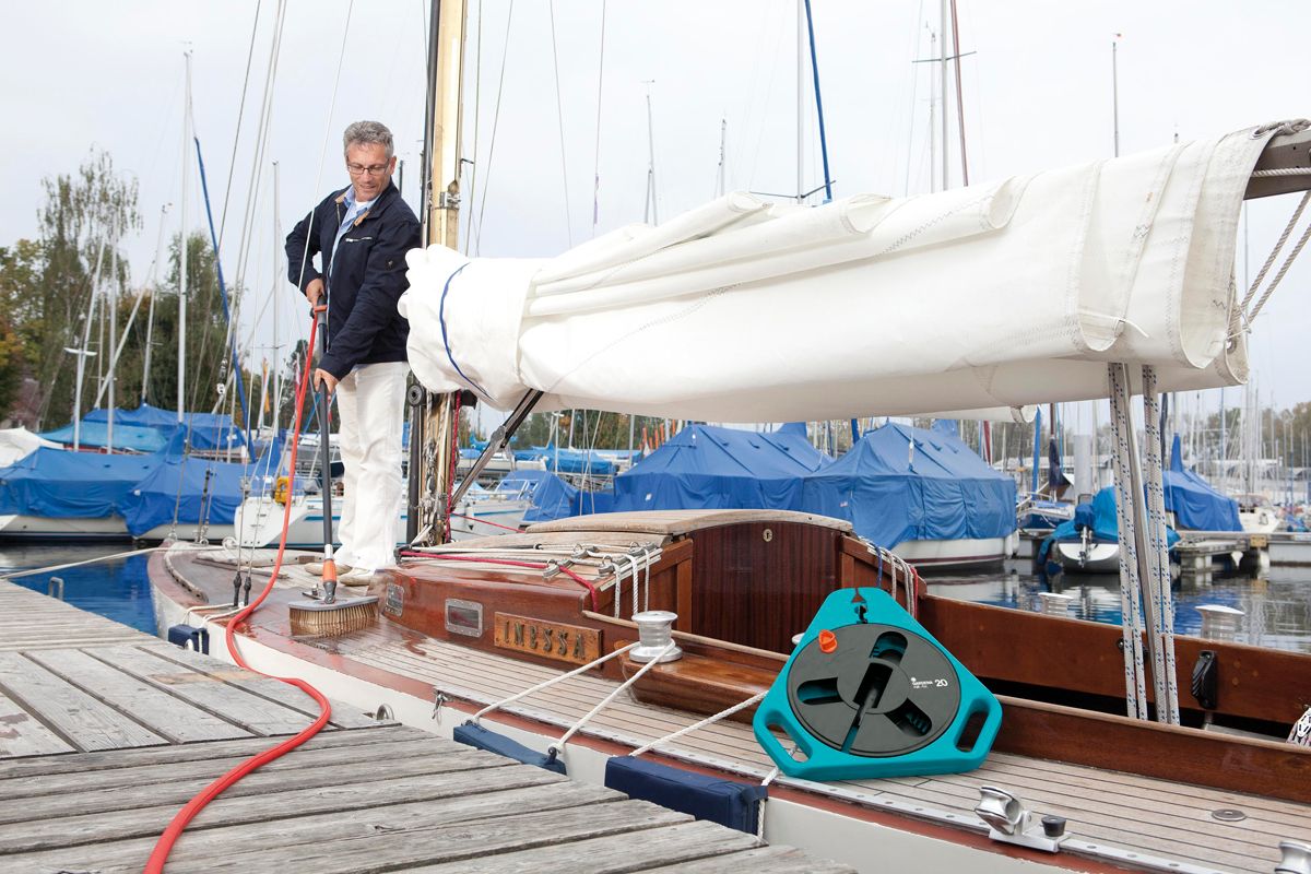 Gardena Classic roll-fix 20 m sfeerbeeld