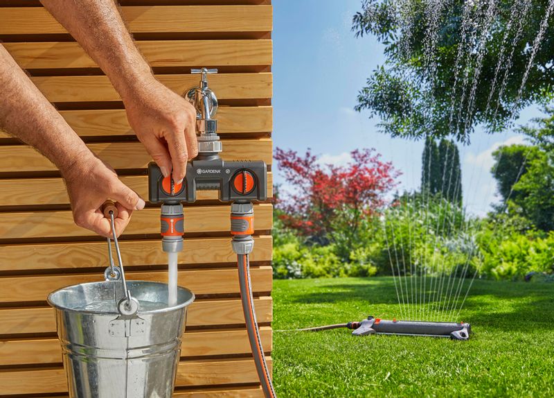 Gardena 2-weg waterverdeler sfeerbeeld