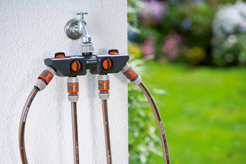 Gardena 4-weg waterverdeler sfeerbeeld