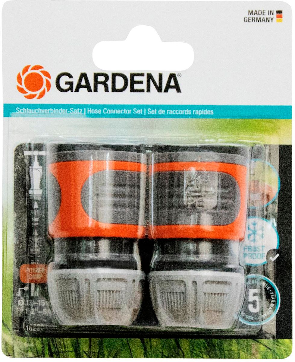 Gardena slangstukken set verpakking
