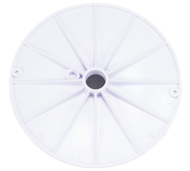Pentair skimmerdeksel (diameter 213 mm) achterkant.